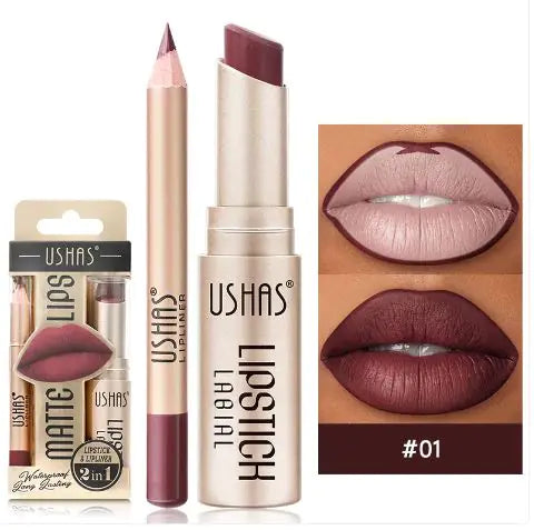 Load image into Gallery viewer, Matte Stain-Free Waterproof Nude Lipstick
