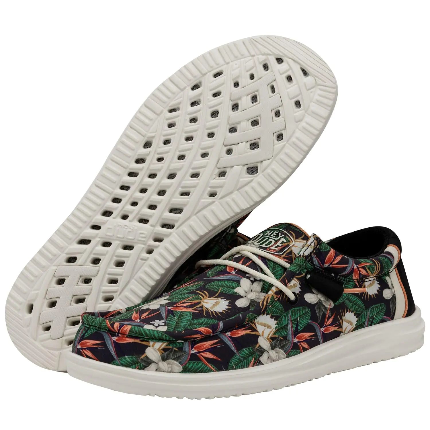 Hey Dude Men's Wally H2O | Men's Loafers | Men's Slip On Shoes | Comfortable & Light-Weight M13 Bird of Paradise