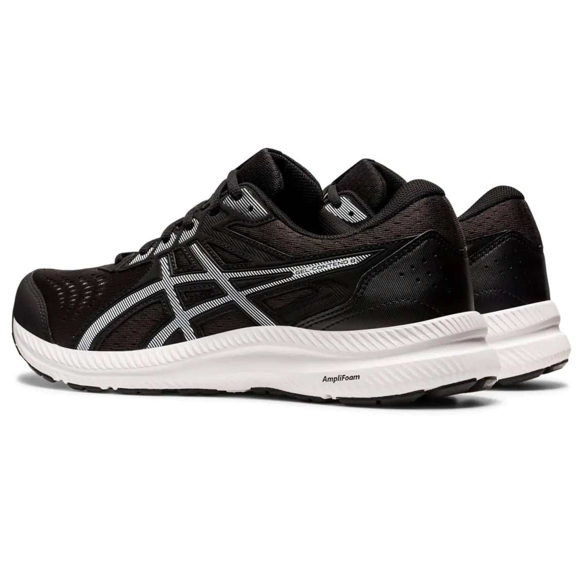 ASICS Men's Gel-Contend 8 Running Shoes 8.5 X-Wide Black/White