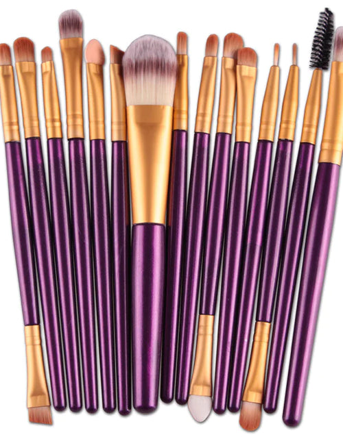 Load image into Gallery viewer, 15 Pieces Makeup Brush Set
