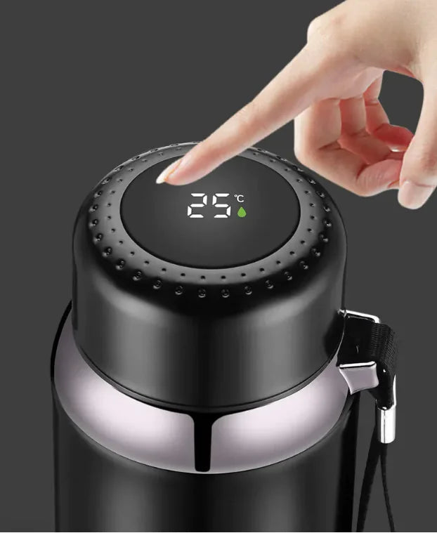 Smart Thermos with LED Display & Tea Filter