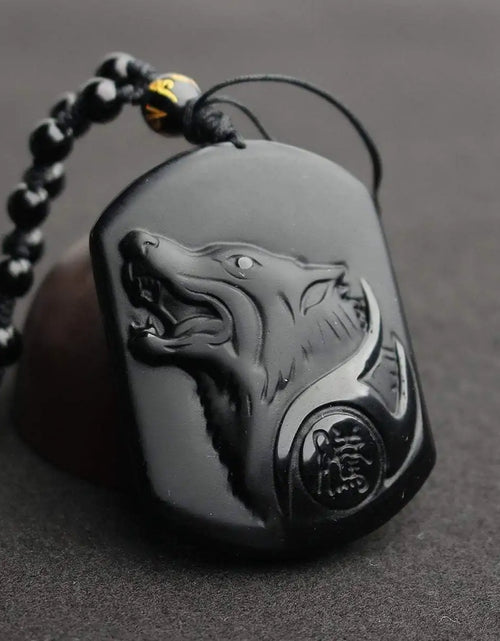 Load image into Gallery viewer, Wolf Pendent Necklace Jewelry
