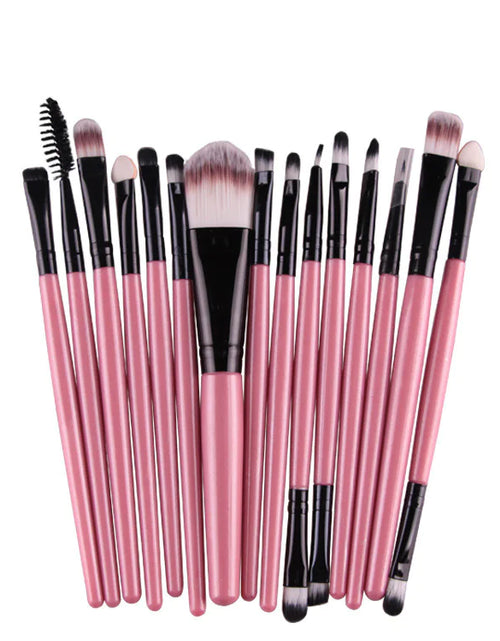 Load image into Gallery viewer, 15 Pieces Makeup Brush Set
