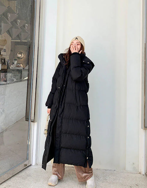 Load image into Gallery viewer, Quilted Hooded Puffer Coat
