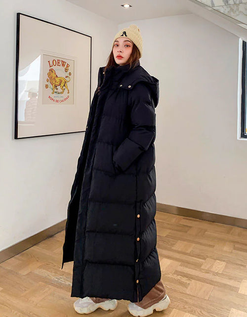 Load image into Gallery viewer, Quilted Hooded Puffer Coat
