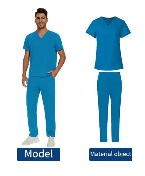 Load image into Gallery viewer, Men&#39;s V-Neck Medical Uniform
