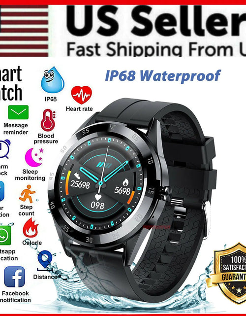 Load image into Gallery viewer, Waterproof Bluetooth Smart Watch Phone Mate Heart Rate Tracker For iOS Android
