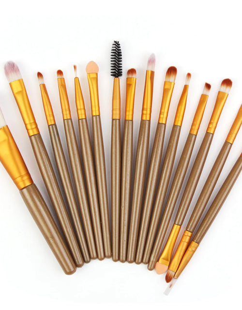 Load image into Gallery viewer, 15 Pieces Makeup Brush Set
