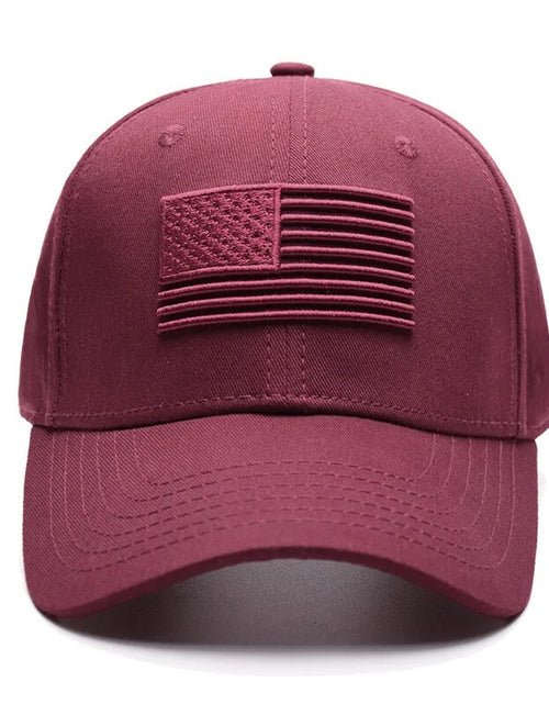 Load image into Gallery viewer, TACVASEN Tactical Baseball Cap: USA Flag Snapback Hat
