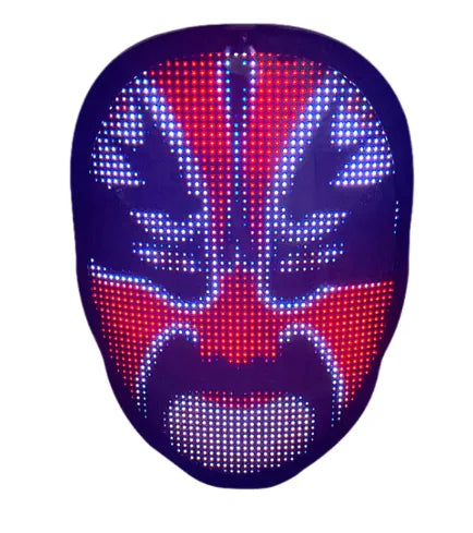 Load image into Gallery viewer, Halloween Face Masks Full Color LED Luminous Mask Face Changing Mask Party Bar Props
