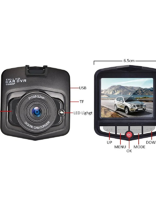 Load image into Gallery viewer, 2.4&#39;&#39; Full HD 1080P Dash Cam Car DVR Front or Rear Camera Night Vision G-sensor
