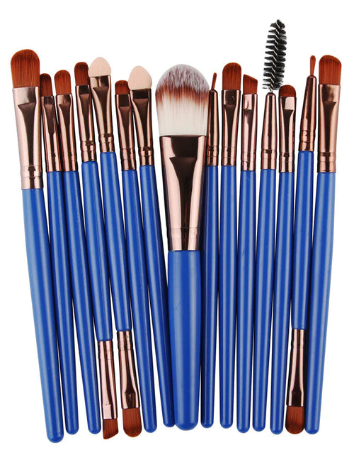 Load image into Gallery viewer, 15 Pieces Makeup Brush Set
