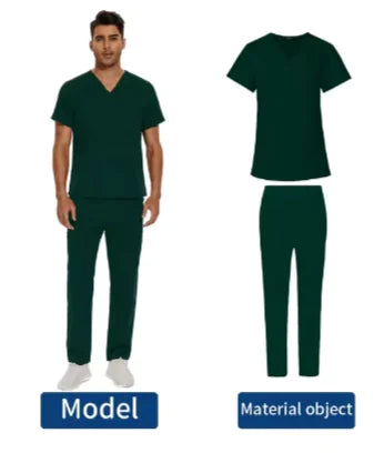 Load image into Gallery viewer, Men&#39;s V-Neck Medical Uniform
