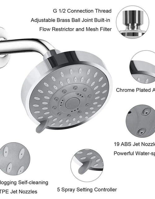 Load image into Gallery viewer, Shower Heads Handheld Spray High Pressure Adjustable Showerhead Top Spray Bath
