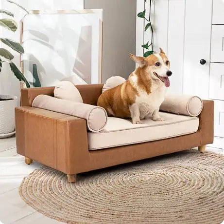 Load image into Gallery viewer, Premium Dog Sofa Bed – Removable, Washable Cushion with Joint Support
