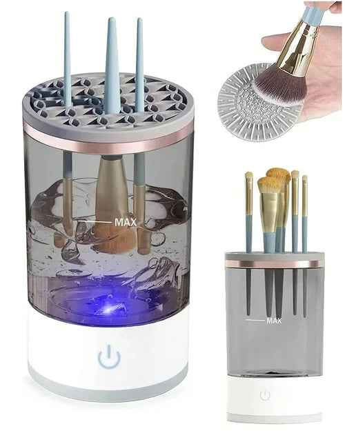 Load image into Gallery viewer, Automatic Brush Cleaner Electric Makeup Brush Cleaning Machine Fast Clean Dryer
