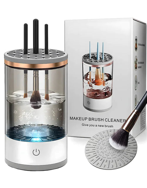 Load image into Gallery viewer, Automatic Brush Cleaner Electric Makeup Brush Cleaning Machine Fast Clean Dryer
