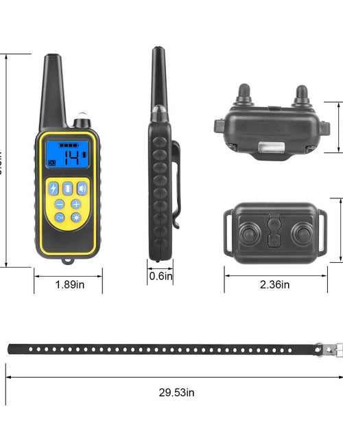 Load image into Gallery viewer, 2700 FT Remote Dog Shock Training Collar Rechargeable Waterproof LCD Pet Trainer
