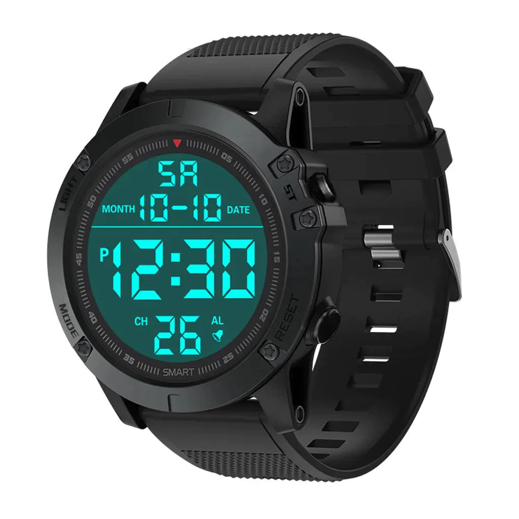 Waterproof Digital Sports Watch Military Tactical LED Backlight Wristwatch Men