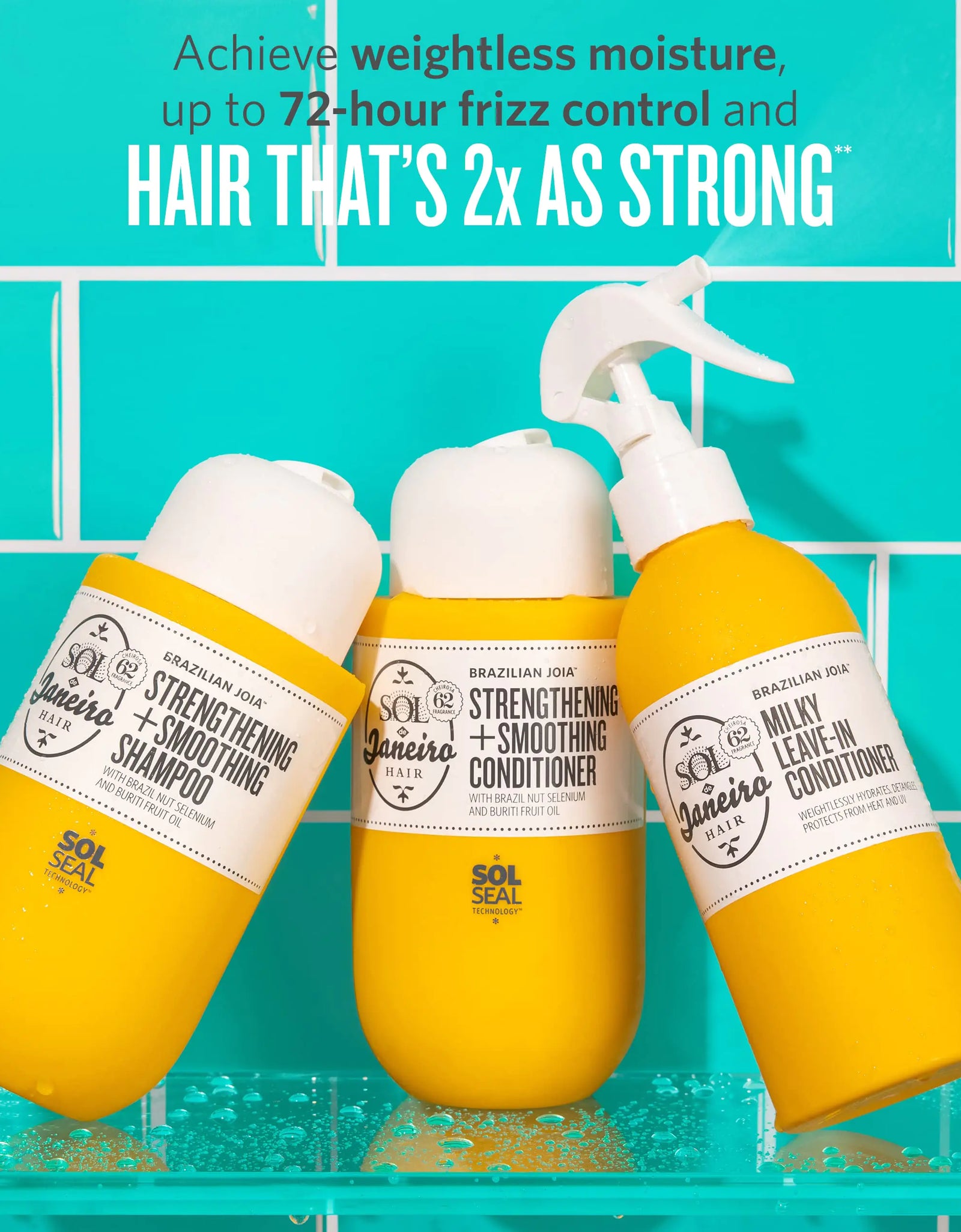 SOL DE JANEIRO Brazilian Milky Leave-In Conditioner | Fights Frizz | Detangles | Protects from Heat