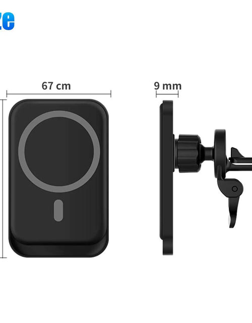 Load image into Gallery viewer, Magnetic Wireless Charger Car Mount Holder For iPhone 12 13 14 Pro Max MagSafe
