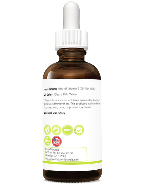 Load image into Gallery viewer, Vitamin E Oil - 100% Pure &amp; Natural, 85,800 IU. Repair Dry, Damaged Skin from Surgery &amp; Acne, Age Spots &amp; Wrinkles. Boost Collagen for Moisturized, Youthful-looking Skin. d-alpha tocopherol, 2 Fl Oz 2 Fl Oz (Pack of 1)
