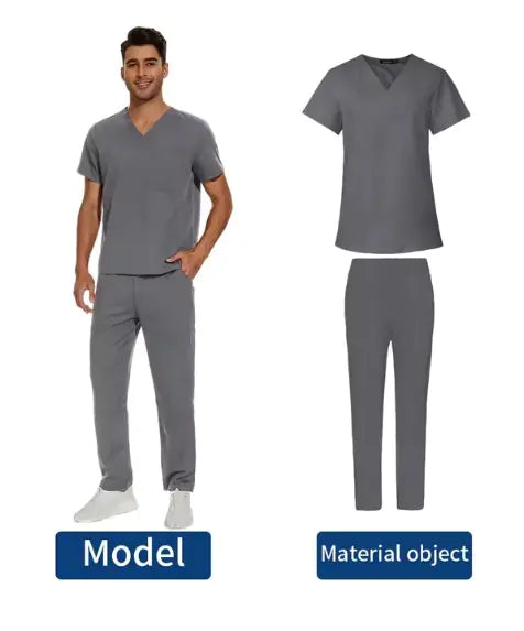 Load image into Gallery viewer, Men&#39;s V-Neck Medical Uniform
