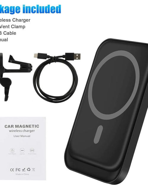 Load image into Gallery viewer, Magnetic Wireless Charger Car Mount Holder For iPhone 12 13 14 Pro Max MagSafe
