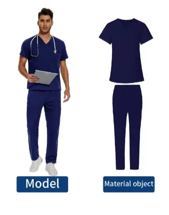 Load image into Gallery viewer, Men&#39;s V-Neck Medical Uniform
