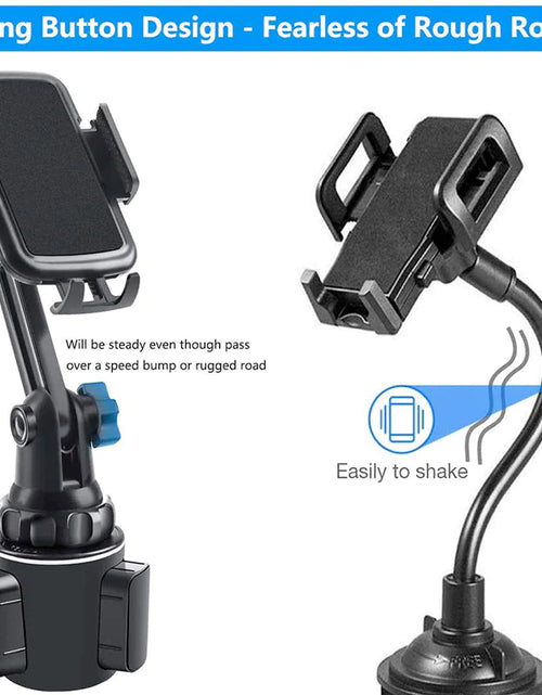 Load image into Gallery viewer, Universal 360° Adjustable Car Mount Cup Stand Cradle Holder For Cell Phone USA
