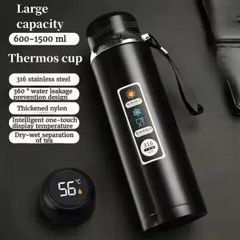 Load image into Gallery viewer, Smart Thermos with LED Display &amp; Tea Filter
