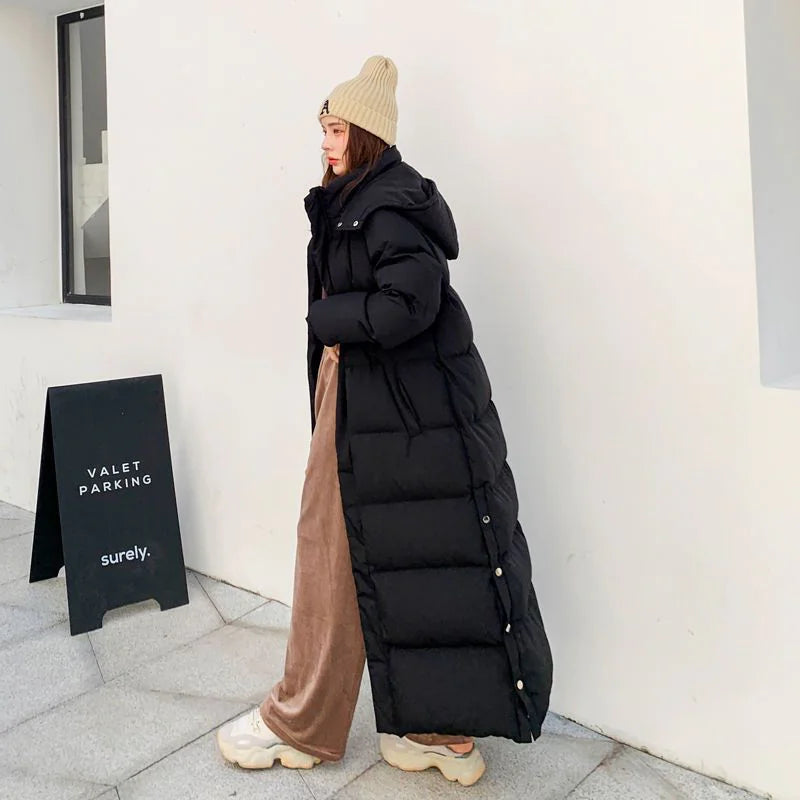 Quilted Hooded Puffer Coat