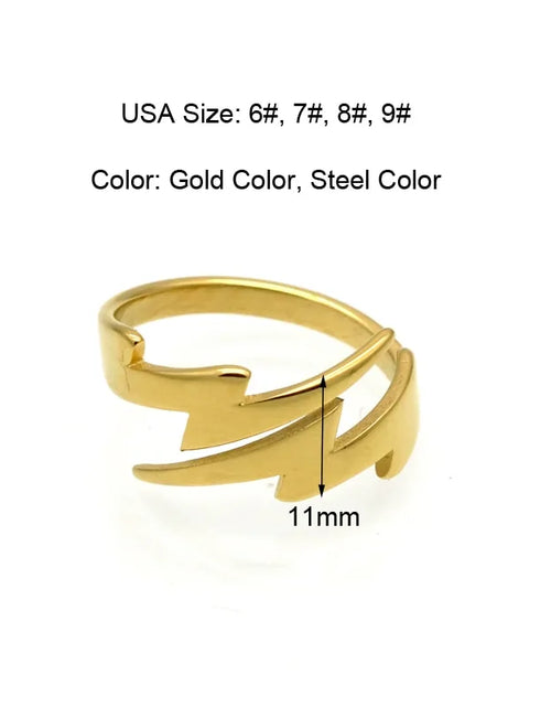 Load image into Gallery viewer, Tiny Lightning Ring: Modern Vintage Jewelry for Women
