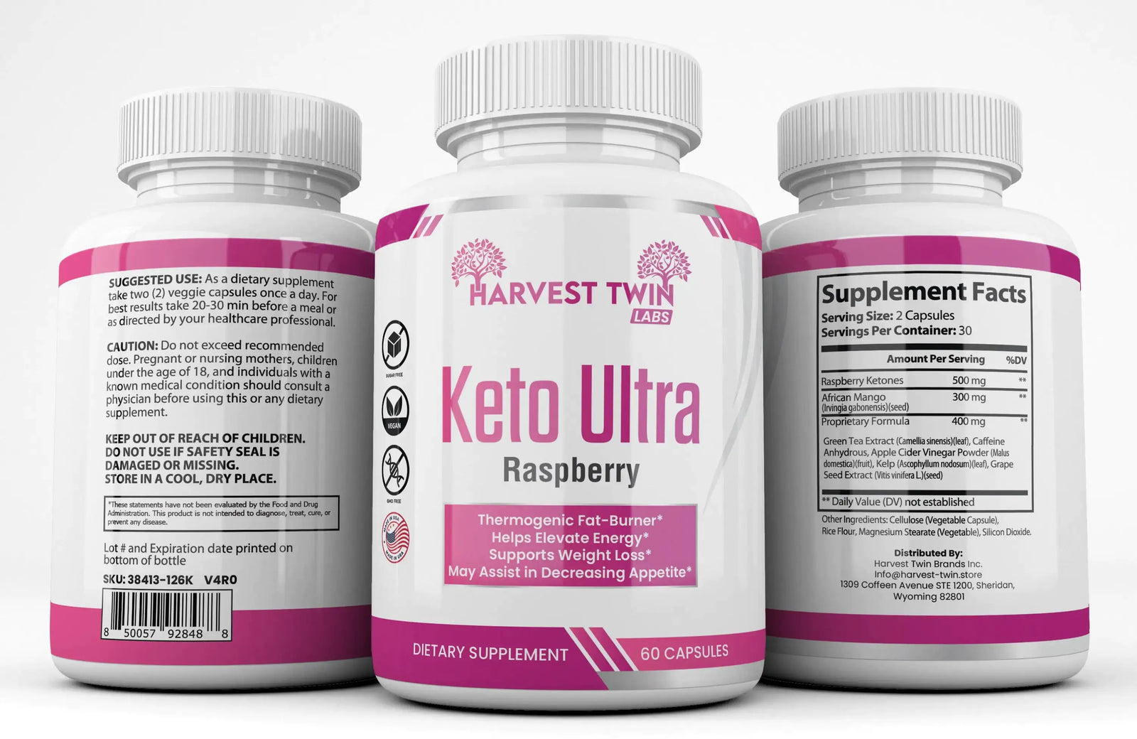 Raspberry Ketone Ultra - 600mg