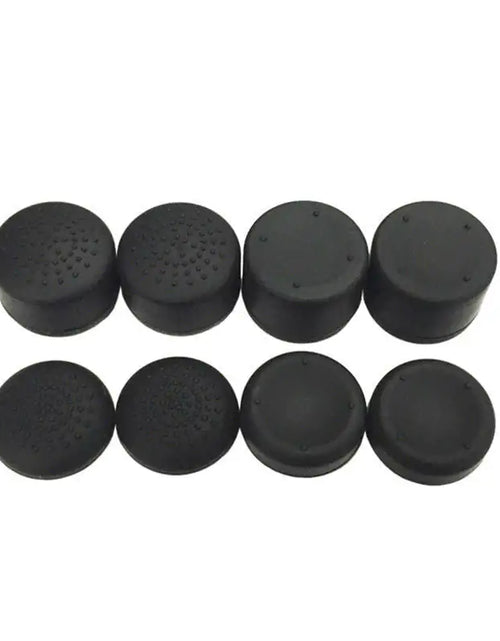 Load image into Gallery viewer, 8Pcs Black Silicone Thumb Stick Grip Cover Caps For PS4 &amp; Xbox One Controller US
