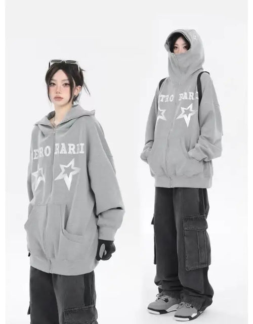 Load image into Gallery viewer, &quot;Y2K Zip-Up Sweatshirt Women&#39;s Hoodie Streetwear
