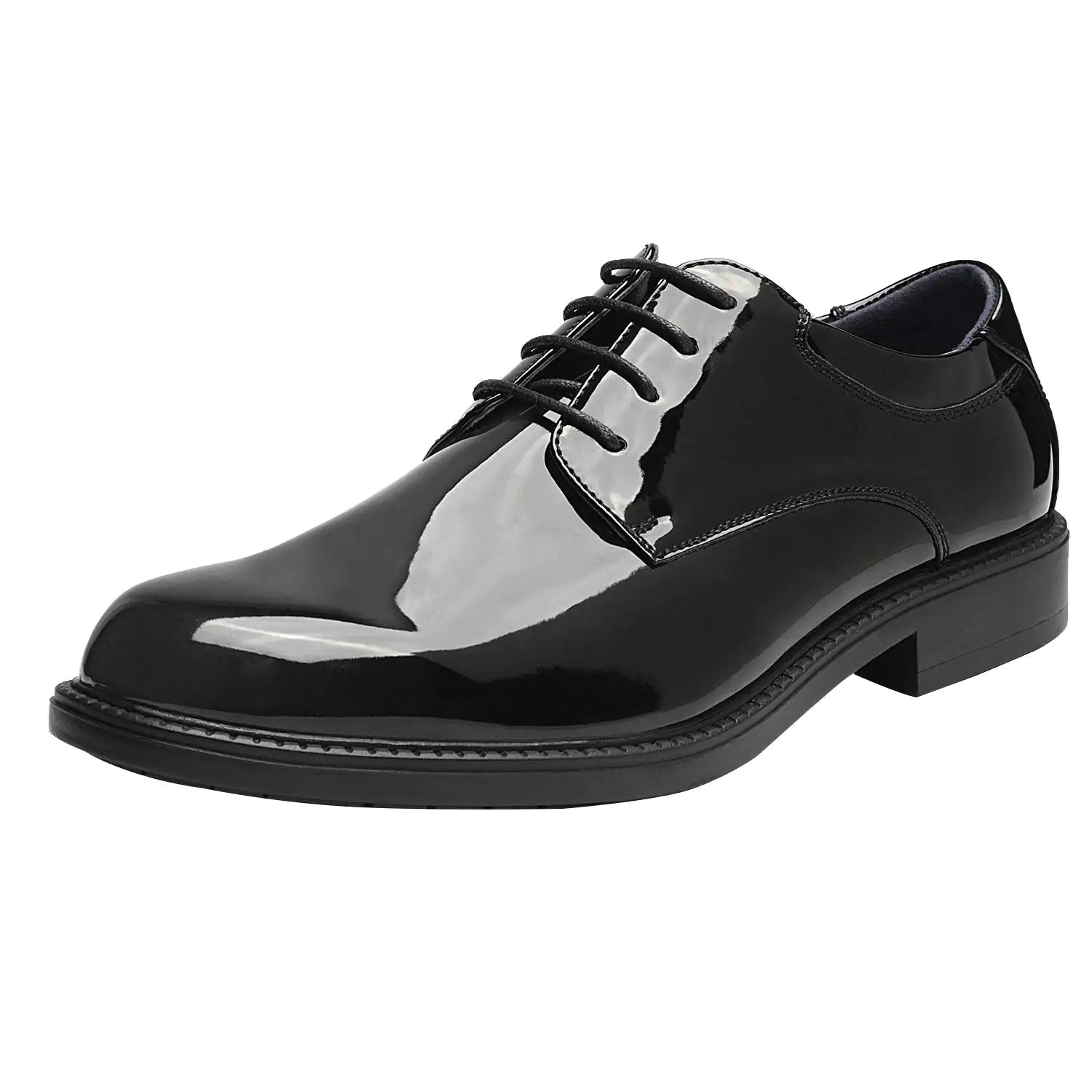 Bruno Marc Men's Dress Oxford Shoes Classic Lace Up Formal Shoes 8.5 Black Pat