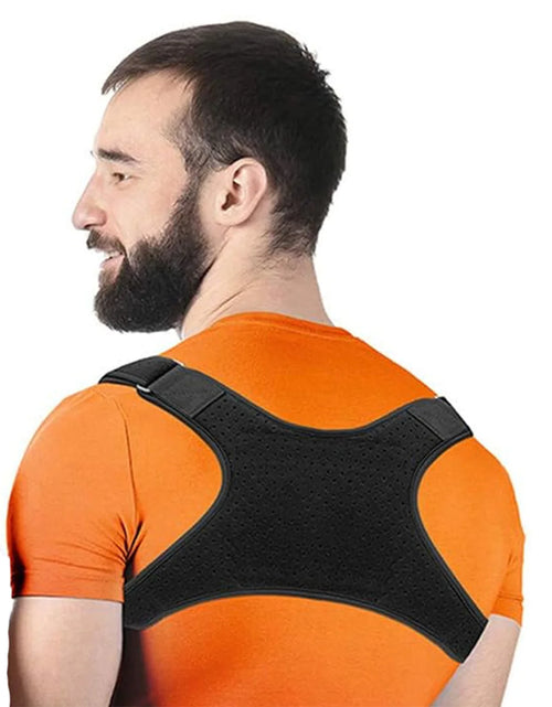 Load image into Gallery viewer, Adjustable Posture Corrector Back Shoulder Support Correct Brace Belt Men Women
