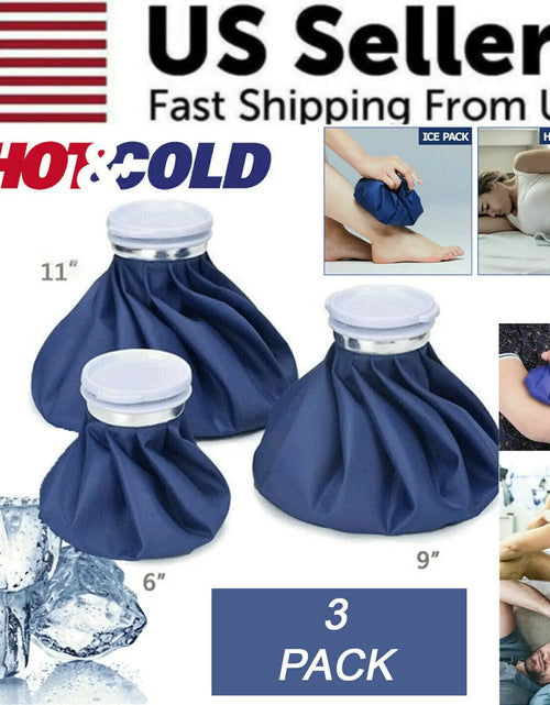 Load image into Gallery viewer, 3PCS Ice Bags Packs Knee Neck Reusable Cold Relief Pain Headache Sport Injury
