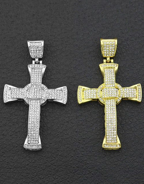 Load image into Gallery viewer, Luxury Hip Hop Diamond Cross Jewelry Combo Set
