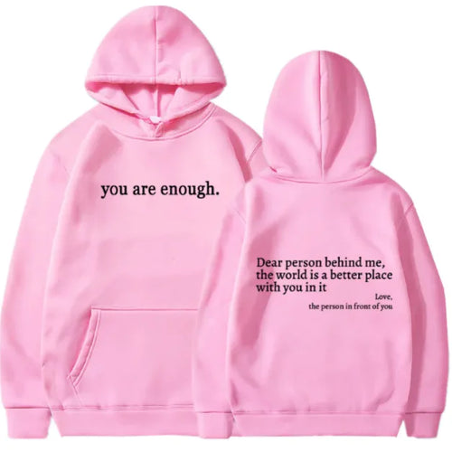 Load image into Gallery viewer, Women&#39;s Brushed Hoody Plain Letters
