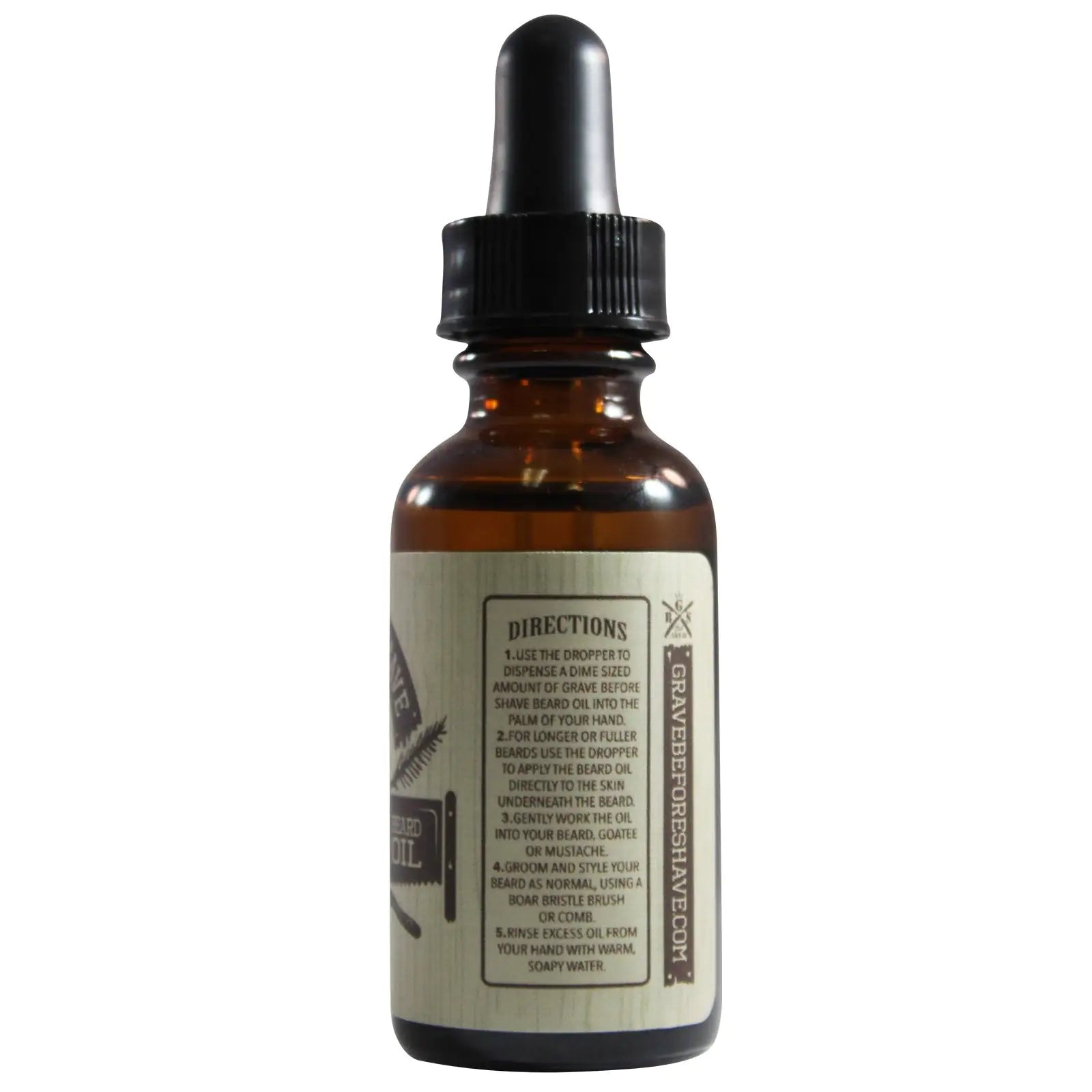 Grave Before Shave™ Pine/Cedar Wood Beard Oil Pine with Cedar Wood afternotes 1 Fl Oz (Pack of 1)