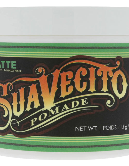 Load image into Gallery viewer, Suavecito Pomade Matte (No Shine) Formula 4 oz, 1 Pack - Medium Hold Hair Pomade For Men - Matte Hair Paste For Natural Texture Hairstyles
