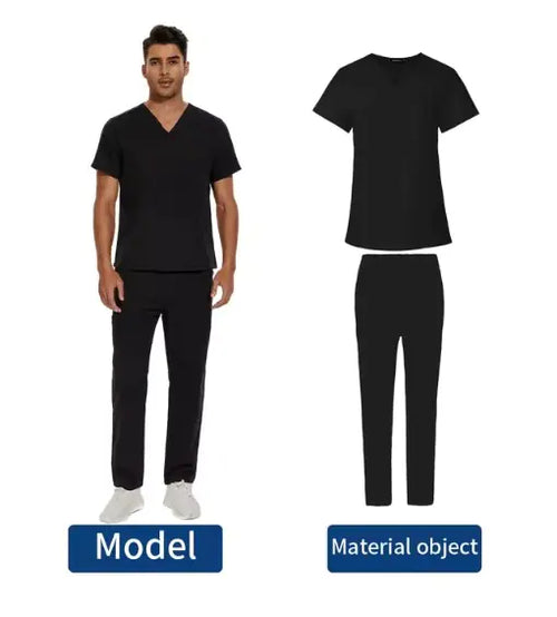 Load image into Gallery viewer, Men&#39;s V-Neck Medical Uniform
