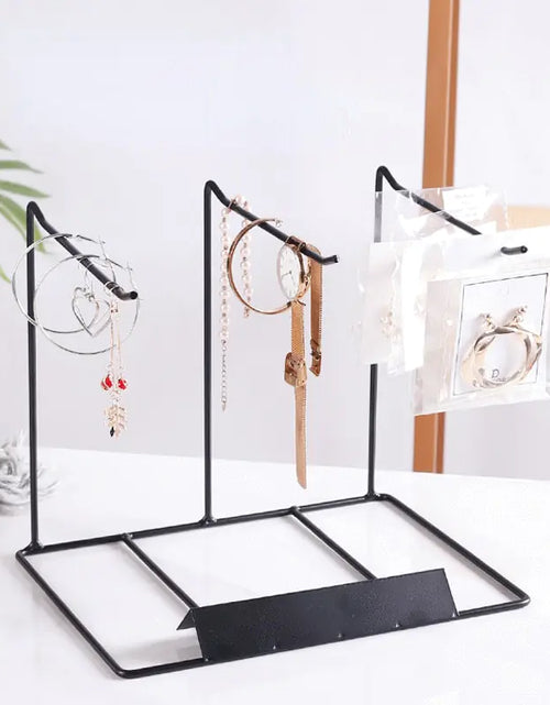 Load image into Gallery viewer, New Jewelry Display Rack Earring Stand Metal
