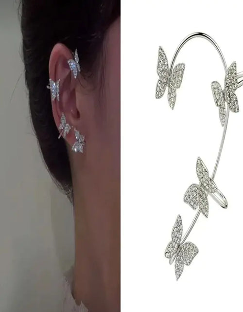 Load image into Gallery viewer, Light Luxury Butterfly Ear Hanging Super Immortal
