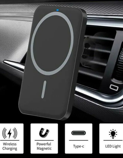 Load image into Gallery viewer, Magnetic Wireless Charger Car Mount Holder For iPhone 12 13 14 Pro Max MagSafe
