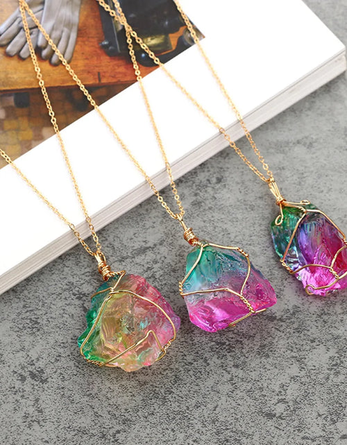 Load image into Gallery viewer, Mood Changing Stone Necklace
