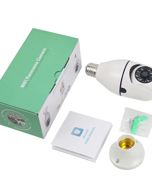 Load image into Gallery viewer, 360° 1080P IP E27 Light Bulb Camera Wi-Fi IR Night Smart Home Wireless Security
