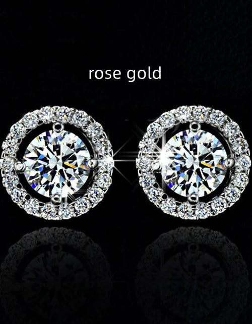 Load image into Gallery viewer, Style Hearts And Arrows Zircon Earrings
